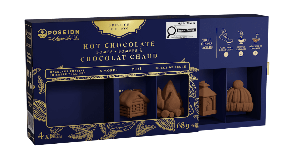 Coffret Prestige Chalet de Chocolats Chauds