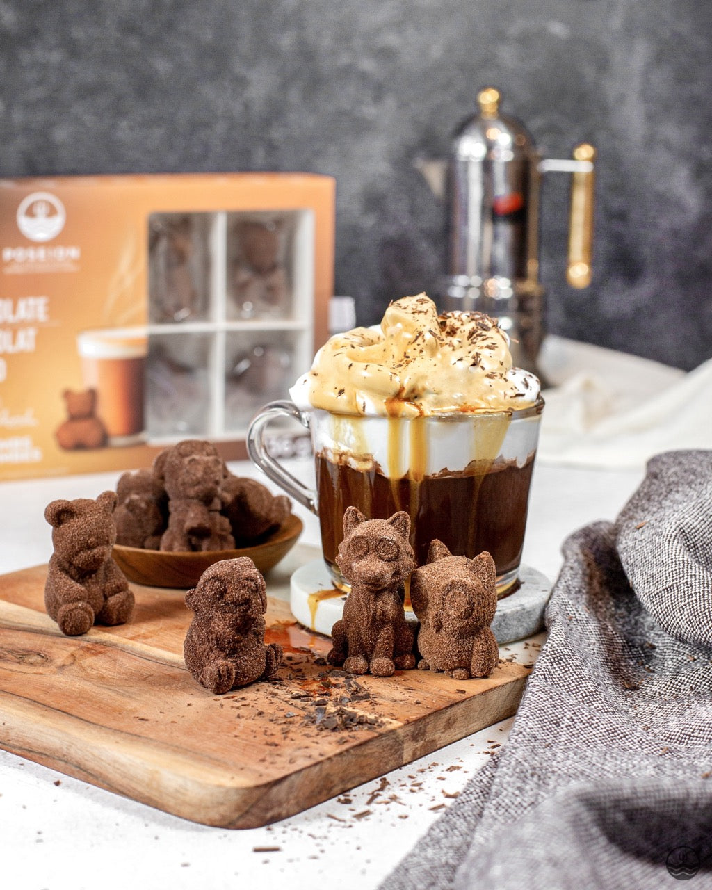 Coffret Variété de Chocolat Chaud - Poseidn