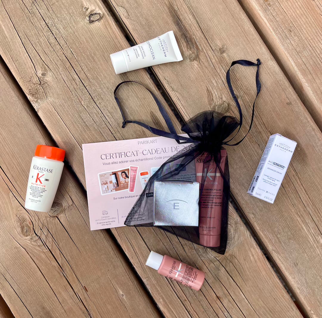 Échantillons Deluxe Parikart (Kérastase/Institut Esthederm)