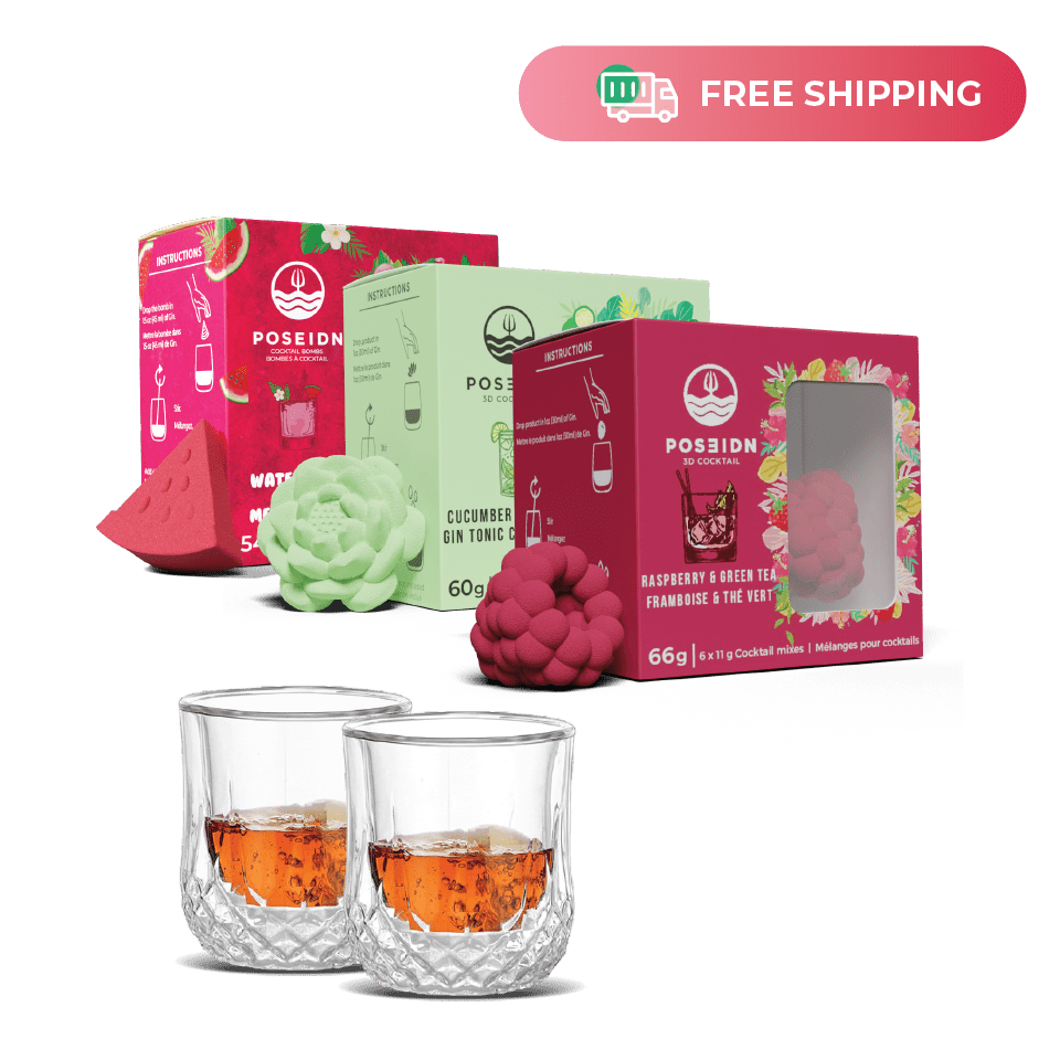 Gin Bundle - Cocktail Bombs - Poseidn - Drink Bombs