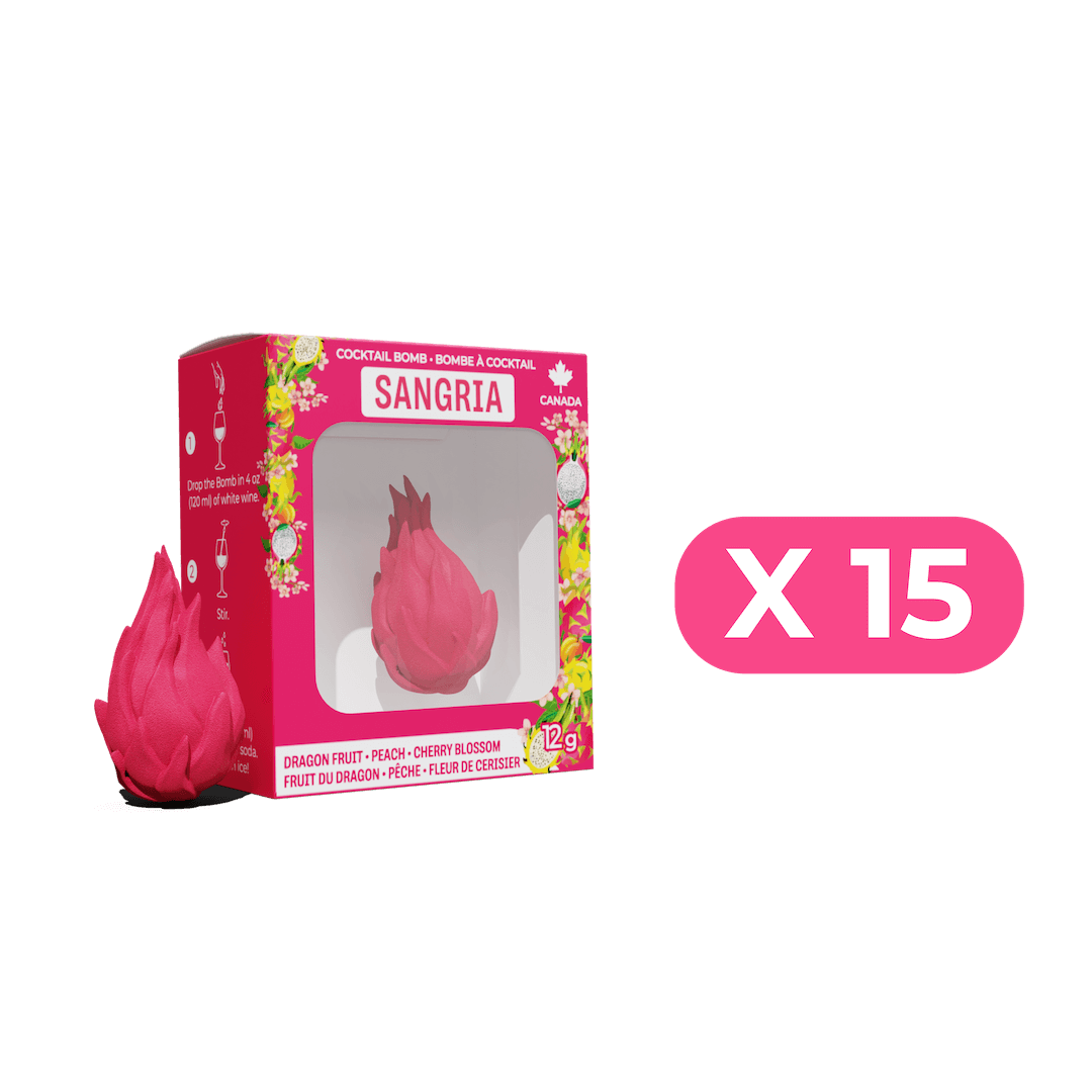 Sangria - Dragon fruit, Peach & Cherry blossom