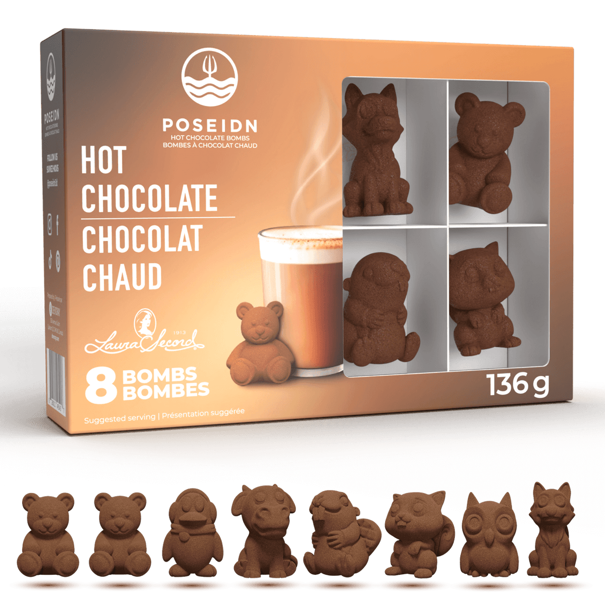 Hot Chocolate Variety Pack Hot Cocoa Bombs Poseidn