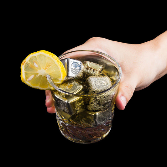 Metal ice cubes