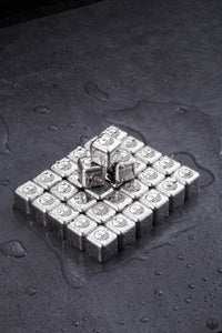 Metal ice cubes
